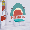 Shark Attack Name Decal