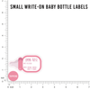 Small Write-On Baby Bottle Labels