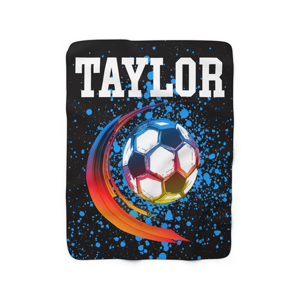 Soccer Life Fleece Blanket