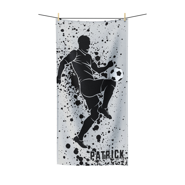 Soccer Trick Beach Towel