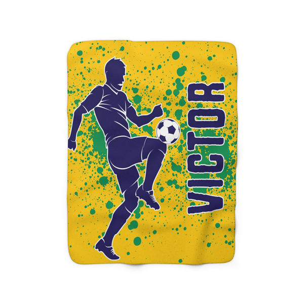 Soccer Trick Fleece Blanket