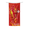 Soccer Trick Beach Towel