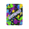 Galactic Splatter Fleece Blanket