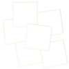 White Write-On Square Pantry Labels