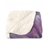 Purple Tie-Dye Fleece Blanket