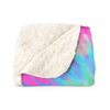 Groovy Tie-Dye Fleece Blanket