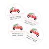 Vintage Holiday Return Address Labels