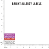 Bright Allergy Labels