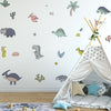 Dinosaur Pattern Wall Decals
