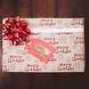 Small Winter Combo Gift Labels Design Number One On Christmas Present