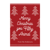 Vintage Holiday Sweater Wine Labels