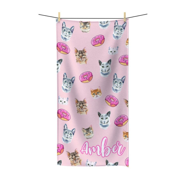 Kitty Beach Towel