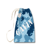 Blue Camo Laundry Bag