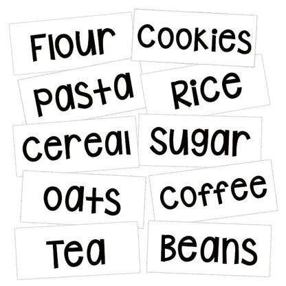 Clear Pantry Label Pack