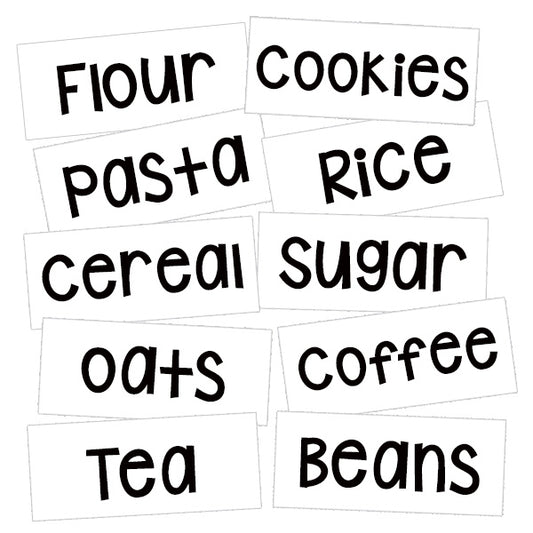 Clear Pantry Label Pack