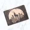 Moonlight Deer Carry-All Pouch in Brown Front View