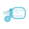 Small Write-On Baby Bottle Labels