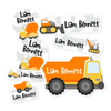 Construction Themed Daycare/Preschool Label Pack