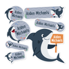 Shark Themed Daycare/Preschool Label Pack