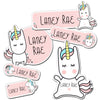 Unicorn Kiddie Label Pack