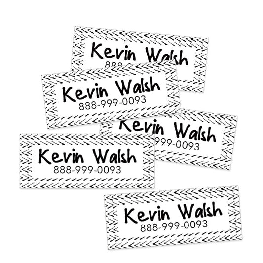 Arrow Rectangle Contact Labels