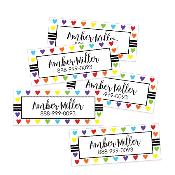 Contact Labels & Stickers | Personalized Name & Phone Labels – LabelDaddy