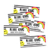 Smiley Rectangle Contact Labels