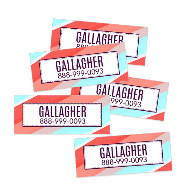 Contact Labels & Stickers | Personalized Name & Phone Labels – LabelDaddy
