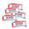 Stripes Rectangle Contact Labels