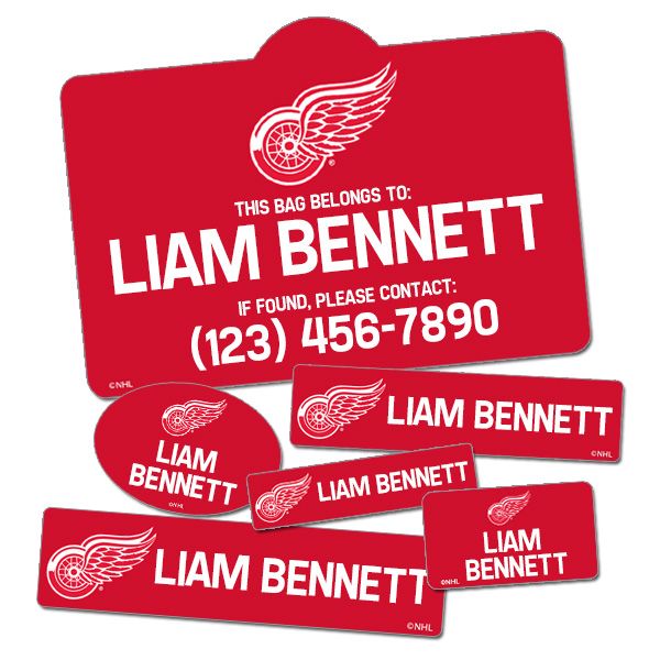 NHL Hockey Label Pack
