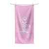 Pink Breeze Beach Towel