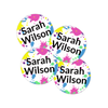 Mini Shoe Labels With Tween Splatter3 Design