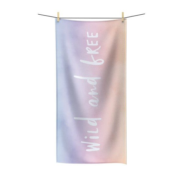 Wild and Free Beach Towel