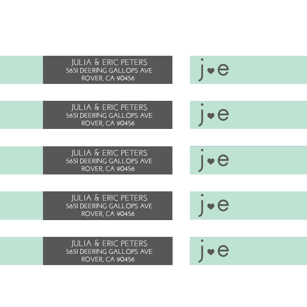 Wrap Around Return Address Labels