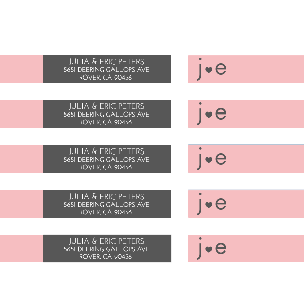 Wrap Around Return Address Labels